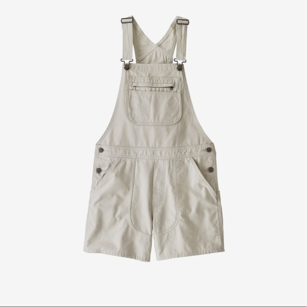 Patagonia Light Cream Short Overalls Romper